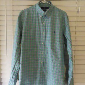 Ralph Lauren Mens Button Down Polo Size Large